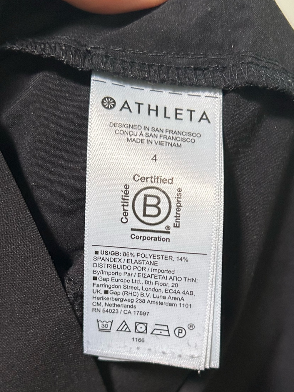 Athleta Brooklyn Romper in Black Size 4 - Picture 5 of 8